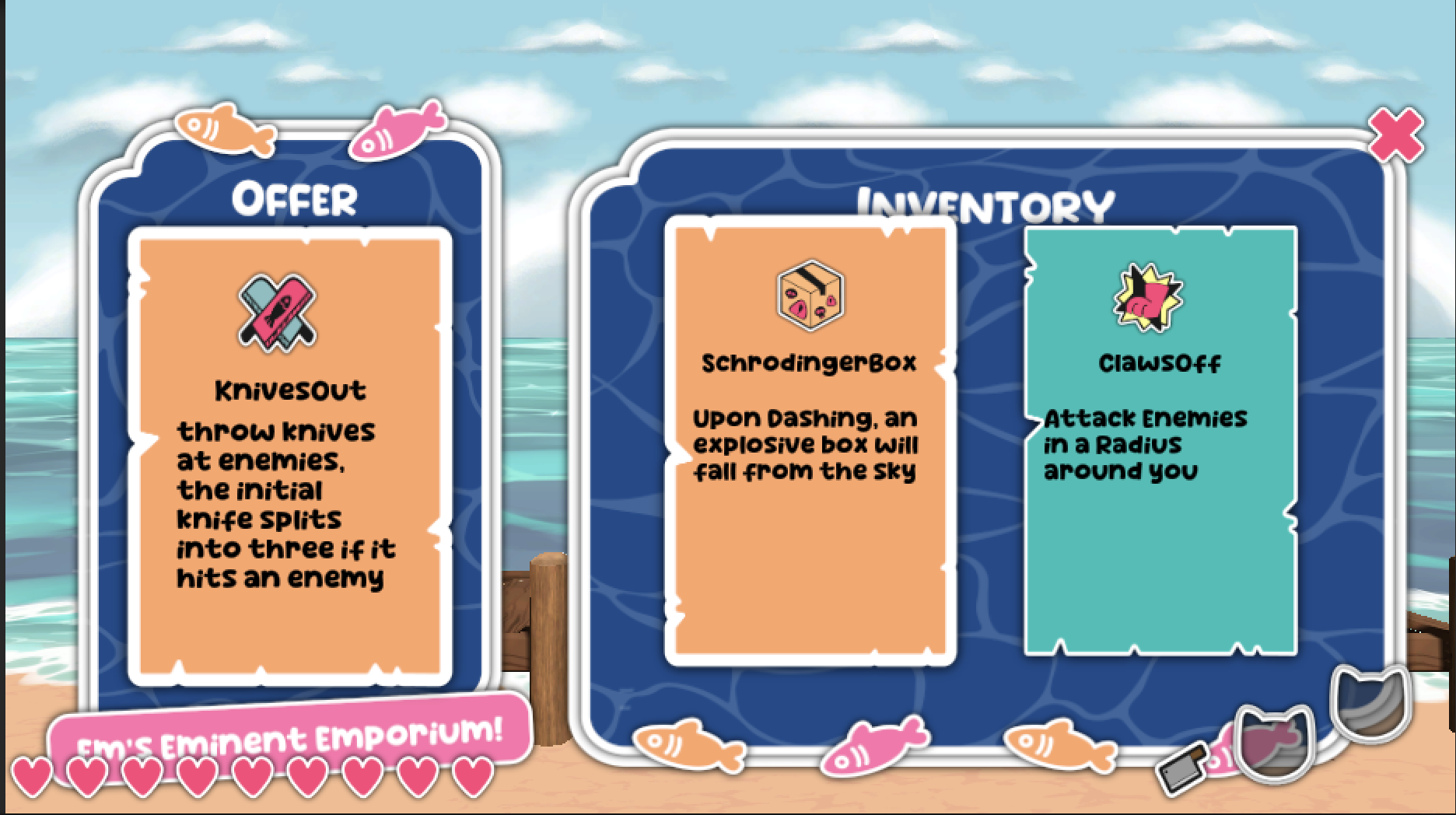 Ability screen, final