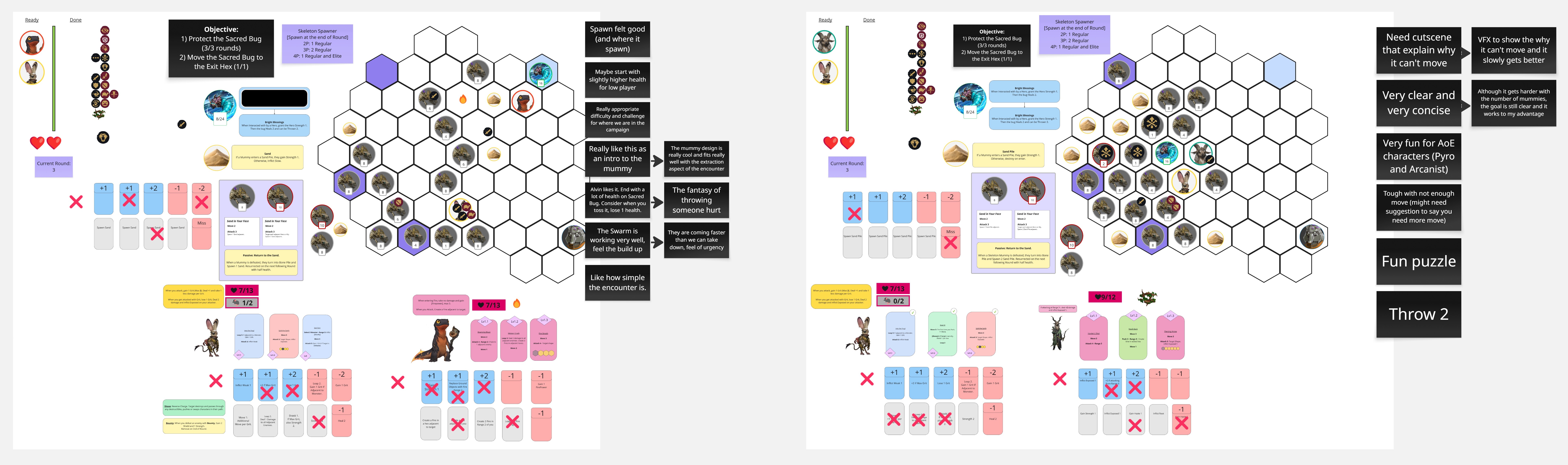 Paper playtest reference