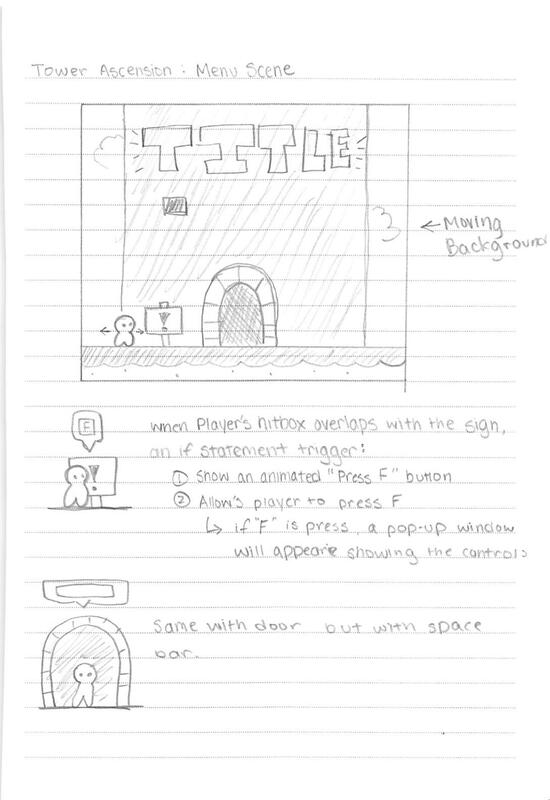 Main menu design document